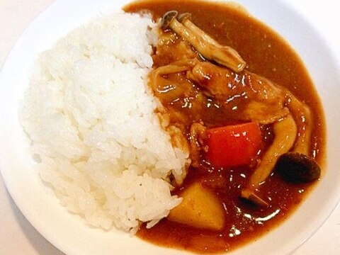 旨さ凝縮☆圧力鍋で作るしめじ入りカレーライス